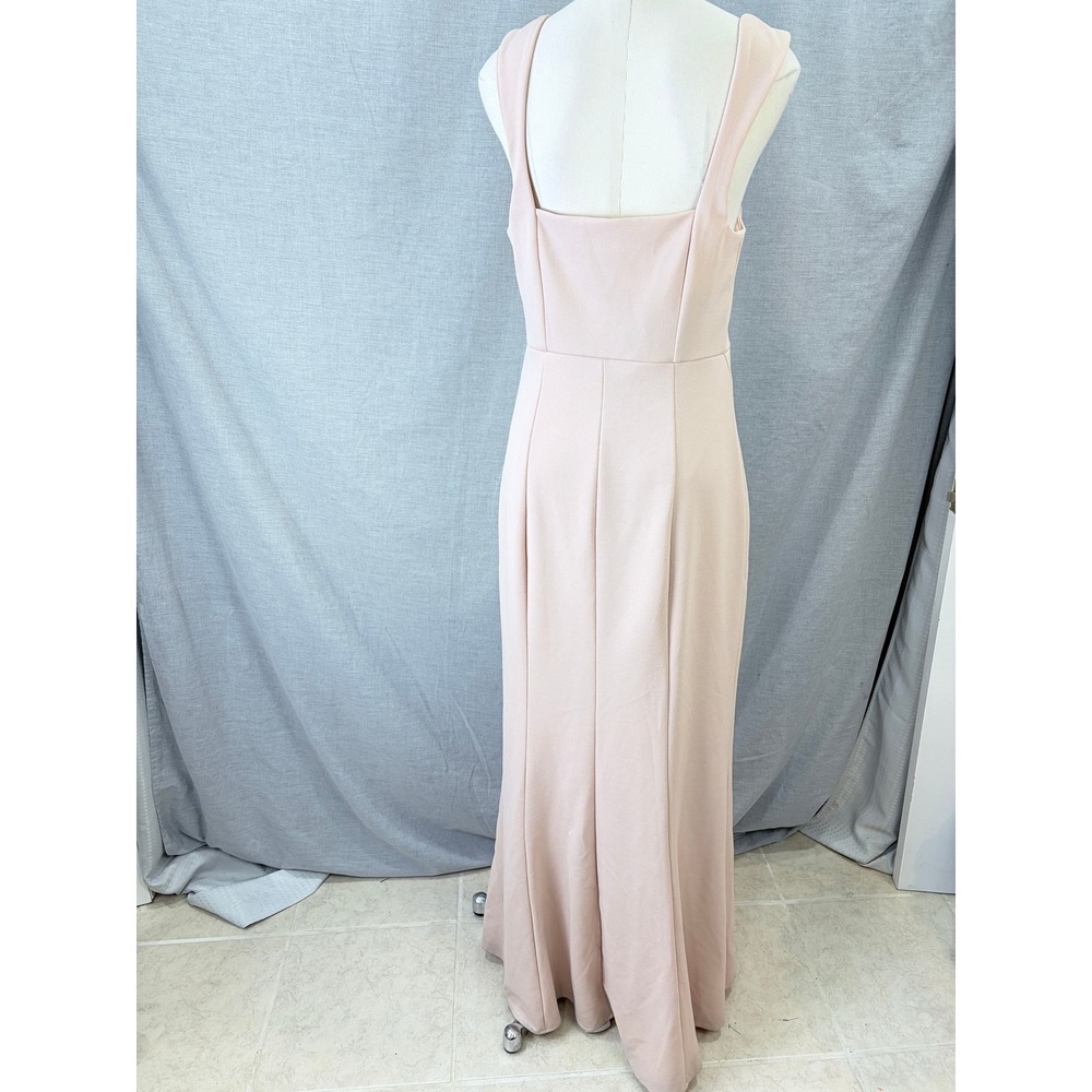 Show Me Your‎ MuMu Blush Paris Gown Square Neck Slip Bridesmaid Prom Dress XL - Picture 2 of 15